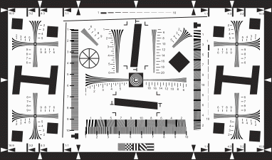 Camera Focus Calibration Chart