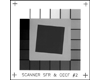 Slant edge target / Scanner SFR & OECF