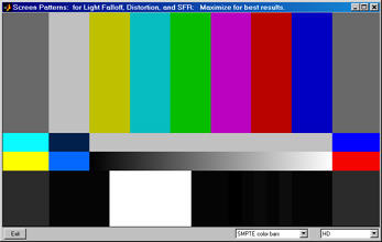 SMPTE color bars - HD