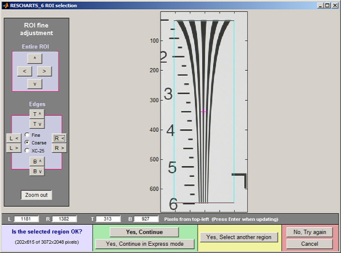 Wedge module fine adjustment window