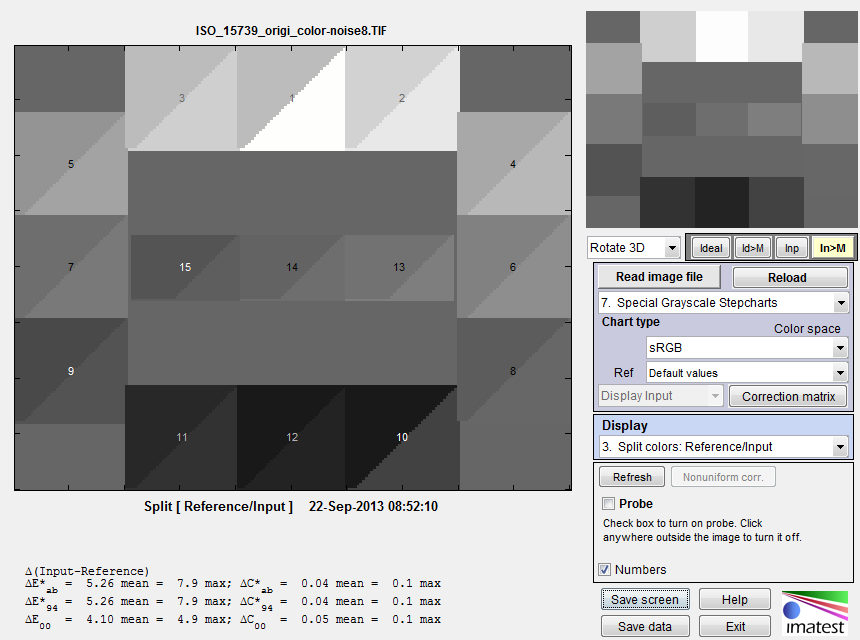 Grayscale Test Chart