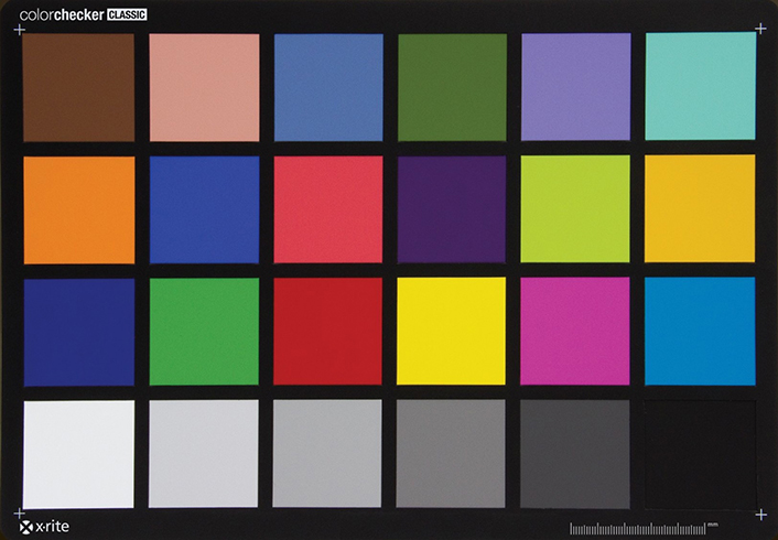 Video Color Chart