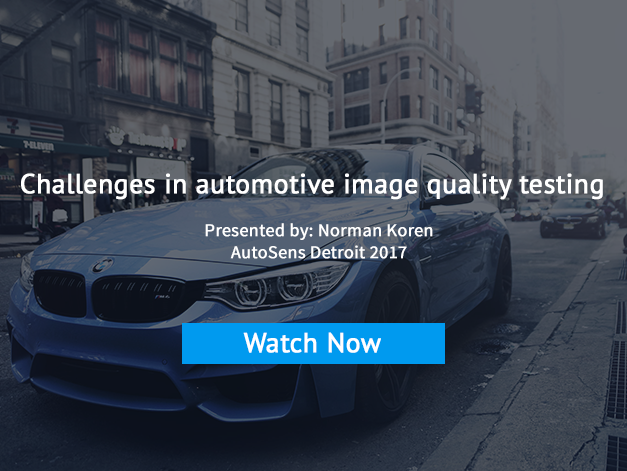 Challenges in Image Quality Testing - Watch now