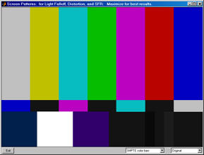 SMPTE color bars - original