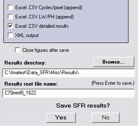 SFR save dialog box