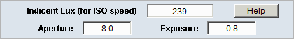 Multicharts additional settings for entering Aperture and Exposure