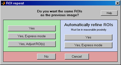 ROI repeat dial