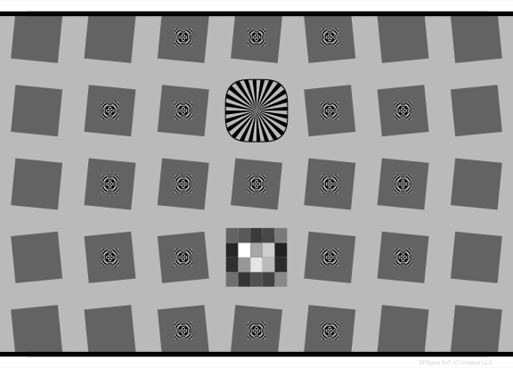 SFRplus 5x7 chart with 4:1 contrast