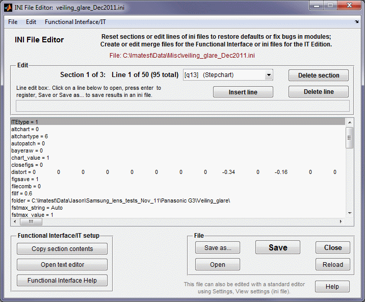 INI File Editor