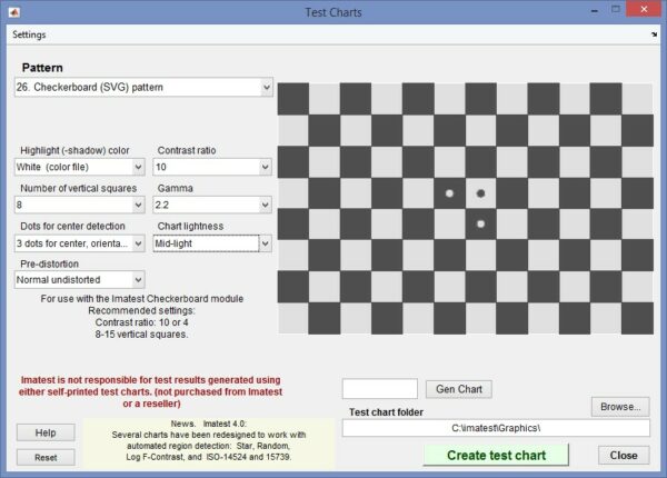 Checkerboard instructions, Part 1 | Imatest