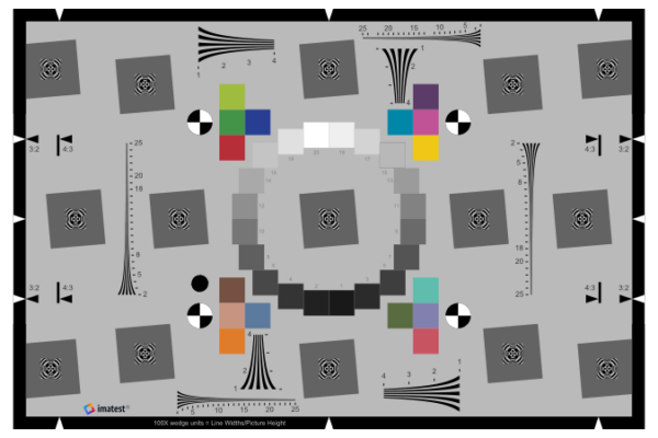 ISO 12233 Edge SFR (eSFR) Inkjet chart - Image 2