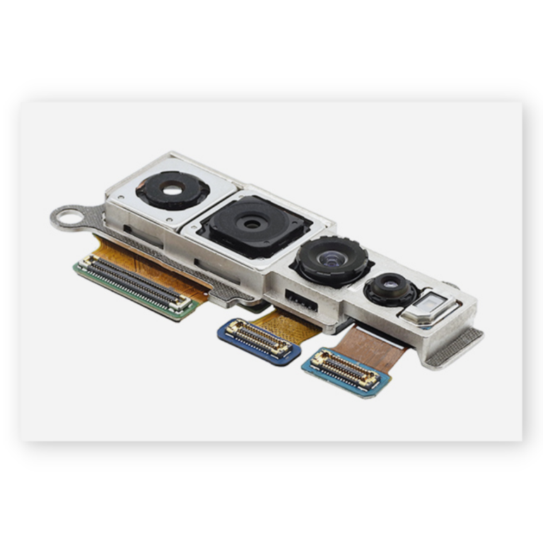 Smartphone multi-camera module with flex cable connectors
