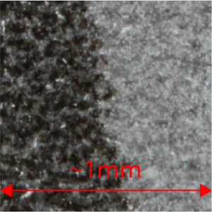 Inkjet Substrate - Close up at 1mm