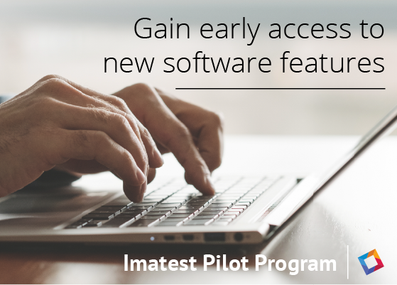 Imatest software testing program for early access - Pilot Program