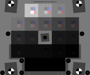 Imatest Contrast Resolution Chart
