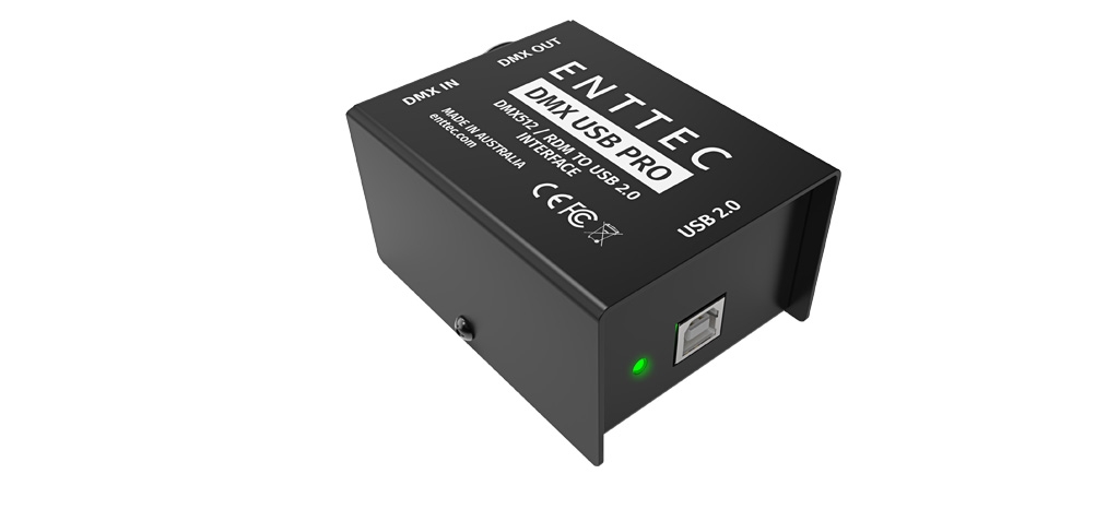 ENTTEC USB DMX PRO Interface Works with Free & Licensed Software