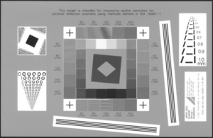 Reflective scanner test chart ISO-16067-1 - QA-61
