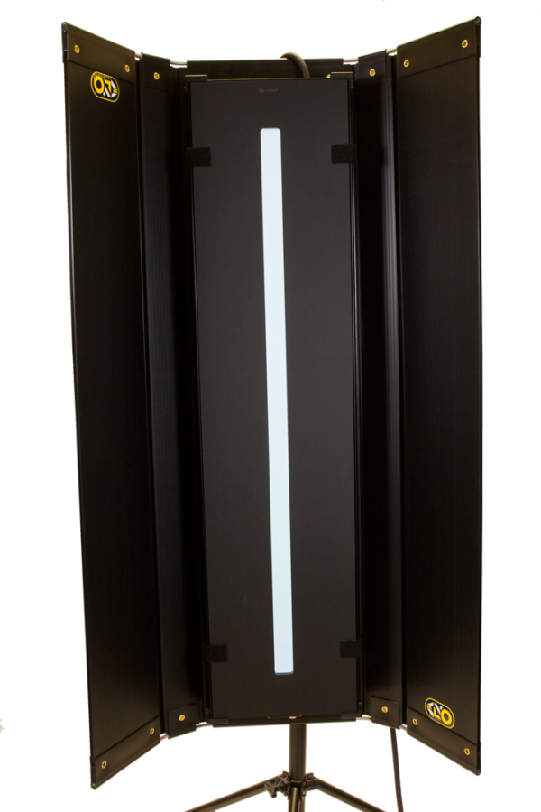 Low Light Filter mounted on Kino Flo Freestyle 31