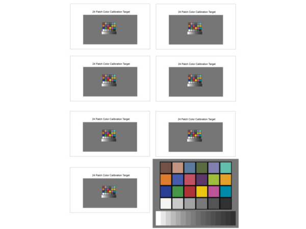 Small Color Chart