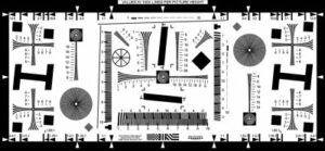 ISO 12233: Ver. QA-76 Digital Cine resolution chart