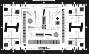 ISO 12233: Ver. QA-77 Enhanced digital camera resolution chart