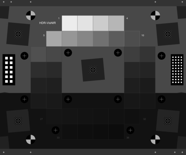 Imatest VisNIR Dynamic Range Chart