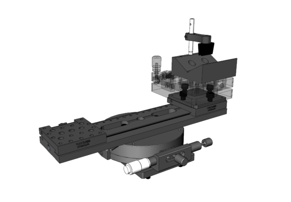 Imatest BTS with optional kit for Endoscope rotational stage (back)