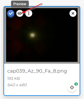 Custom Metadata - Image Preview Button