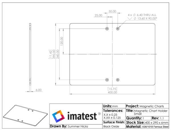 Magnetic Chart Holder – Small - Image 5