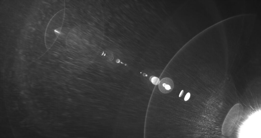 Imatest 940 nm near-infrared stray-light example