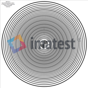 Field of View Concentric Rings Target (ISO-8600-3 variant)
