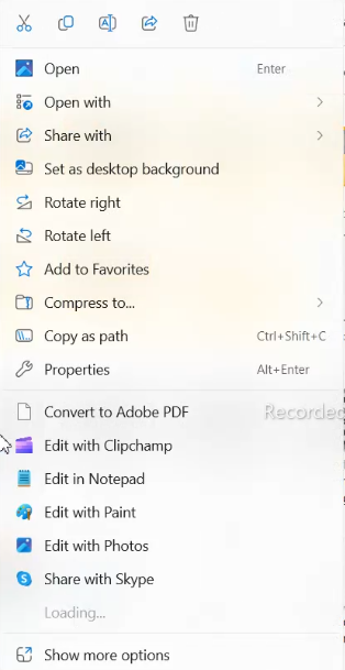 Open with Imatest Windows 11 File Explorer Context Menu