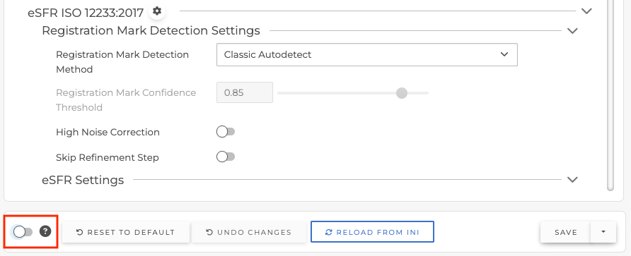 Settings descriptions off 25.1