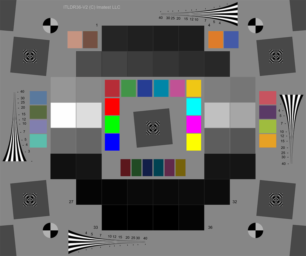 Sharp Color Test Chart Color/Tone Test Chart Reference & Guide | Imatest