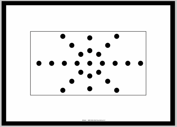 IEEE 2020 Flare Method A Test Chart for Imatest LED Light Sources