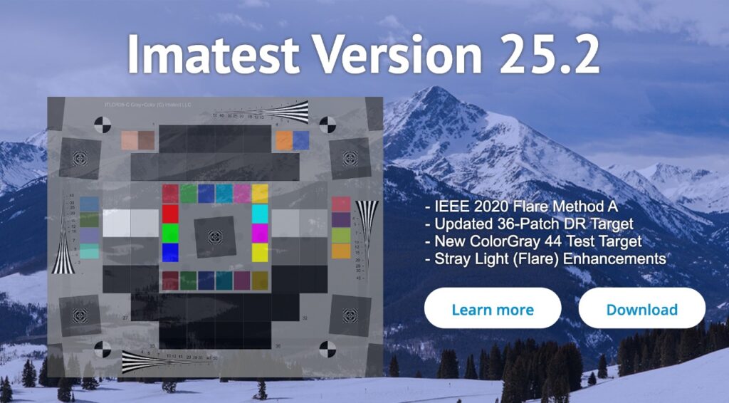 Imatest | Image Quality Testing Software & Test Charts