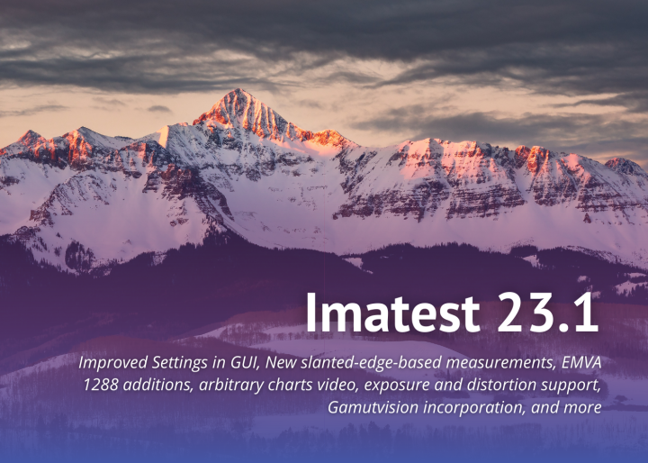 Imatest Version 23.1 Release Post (1)